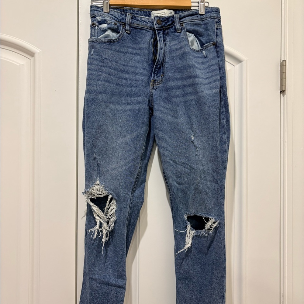 A&F Mom Jeans